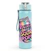 1PC Don’t Forget Today Pop Art Print 750ml Color Plastic Sports Water Bottle Leakproof Flip Straw Lid Suitable for Sports Office Home Use