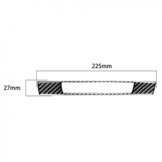 Carbon Fiber Interior Console Function Button Cover Trim For BMW X1 E84 2011-15