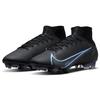 Nike Mercurial Superfly 8 Elite FG Black Photo Blue Мужские кроссовки Железно-серые CV0958-004