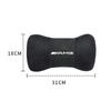 Car Seat Safety Headrest Pad Auto Emblem Neck Pillow For Mercedes Benz AMG W203 W206 W220 W205 W211 W212 W201 W168 W169 W167 GLC