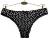 G-String for Women Cotton Panties Sexy Ladies Thong Floral Print Underwear Kawaii Briefs  6 pcs/Lot
