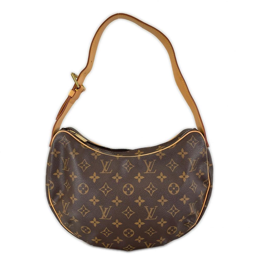 LOUIS VUITTON Croissant MM M51512 Shoulder Bag Brown Women used