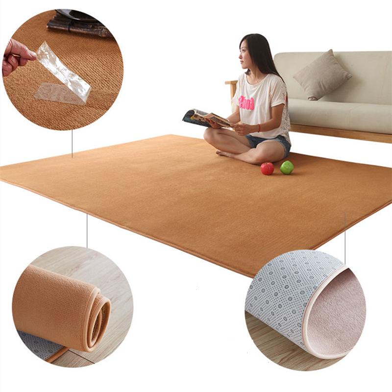 Большой пушистый скандинавский коралловый бархатный ковер, ковры для гостиной, мягкий домашний декор, спальня, детская комната, плюшевые украшения, ковер для салона 