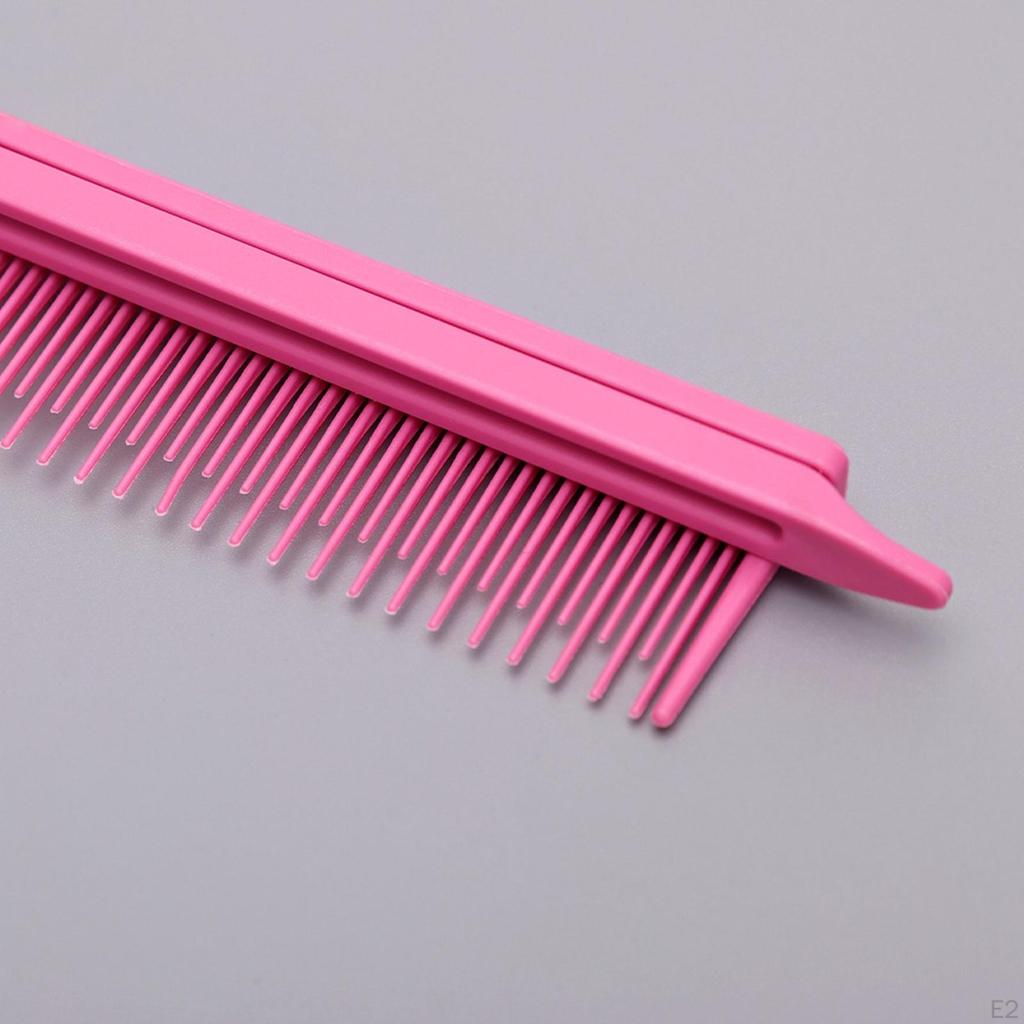 Professional Portable Tail Comb Flat Iron Parting for Hairdressing Highlight Dyeing