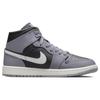Air Jordan 1 Mid Cement Grey Women Sneakers Sail Anthracite BQ6472-022