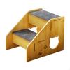 Wooden Pet Stairs, Ramp ,Pet Steps Dog Stairs Ladder, for and Other Small Pets Dogs Cats