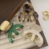 Clip Hairpin Female Hair Accessories Korean Style Headwear Acetic Acid Hair Clip Metal Hair Claw