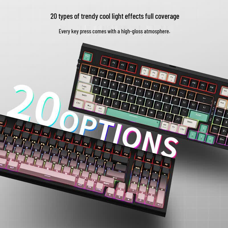 Newmen GM328Pro 98-Key Wireless Mechanical Keyboard