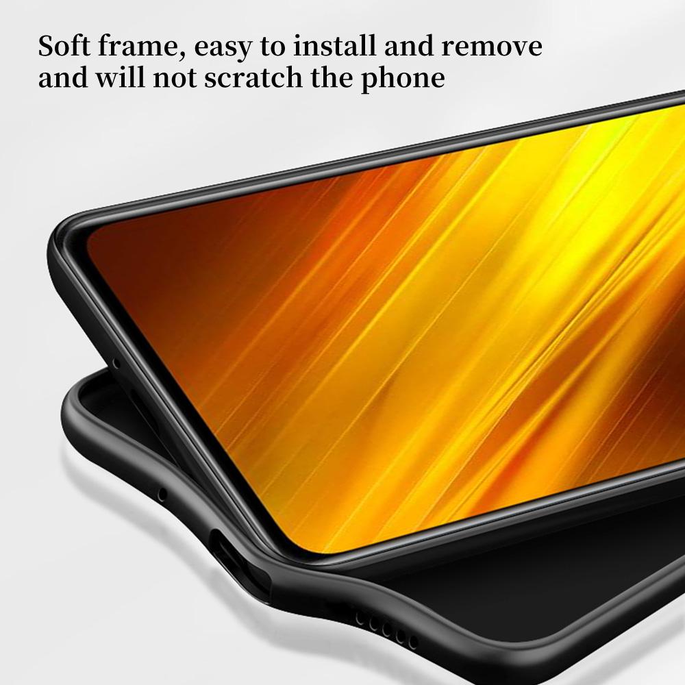 Phone Case For Xiaomi Mi Poco X3 NFC 10T Pro 11T 11 Lite Note 10 M3 9T F3 CC9 Black Soft Cover A2 F1 Shell Genshin Impact Fundas