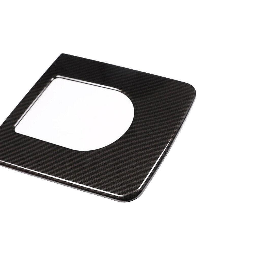 17-2020 Carbon Fiber Center Console Gear Shift Frame Trim 1* For Jaguar F-pace