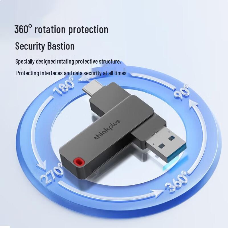 Lenovo USB-накопитель ThinkPlus TPU301 с двойным интерфейсом