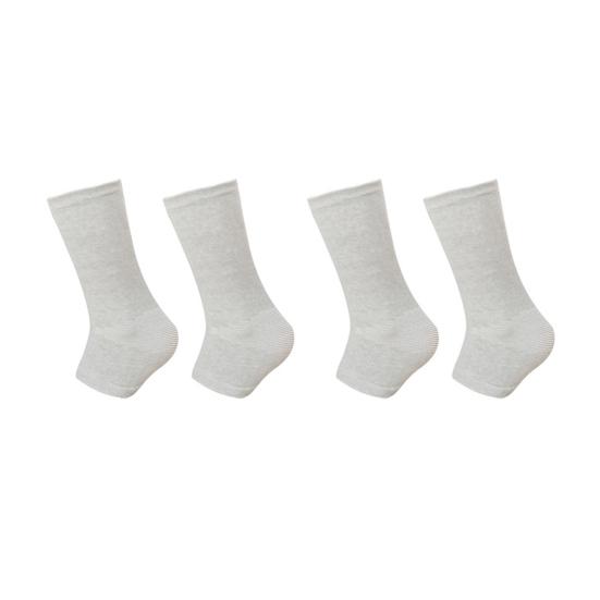 1/2Pairs Bamboo Foot Sleeves Ankle Brace Compression Socks Foot Pain Relief Pressure Relief Lightweight Foot Muffs Protective Gear