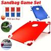 Набор игр для метания мешков с песком на открытом воздухе Портативная игра Corn Hole Складные игры для бросков на заднем дворе Кемпинг Командные виды спорта Подарок для взрослых и детей
