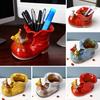Ceramic Bird Boot Planter Pot Pen Holder Colorful Shoes Flowerpot Succulents Herb Plants Container Home Balcony Garden Decoration