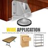 Steel Cabinet Leveling Feet Adjustable Furniture Mounting Brackets Furniture Levelers  Wardrobe