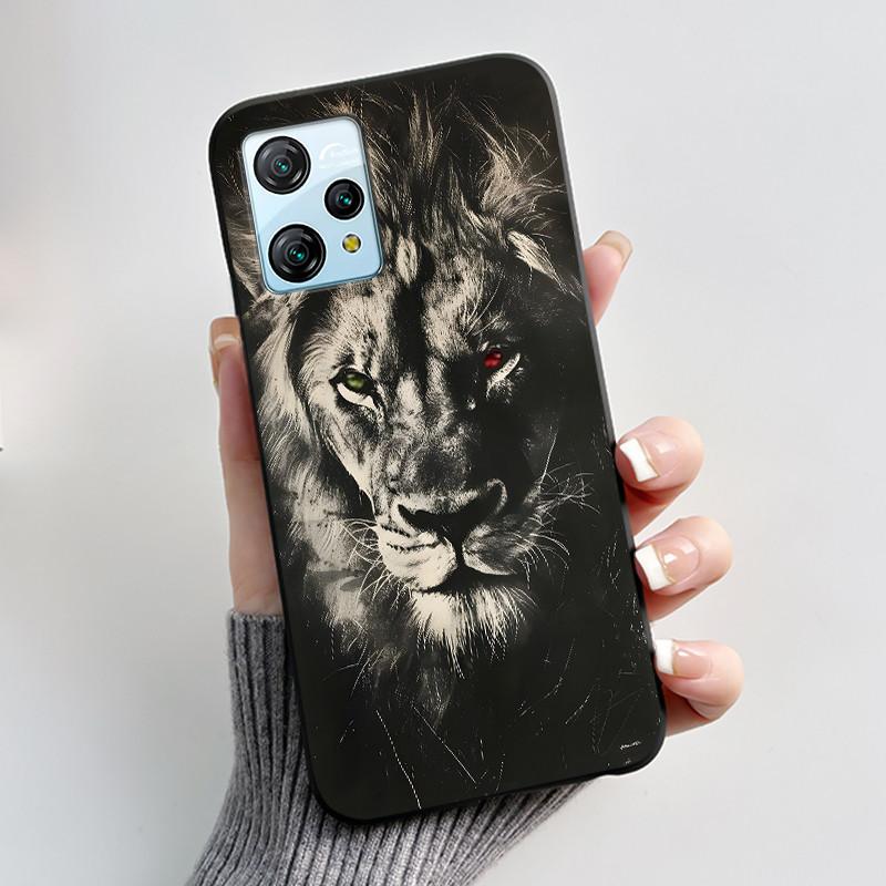 Для Blackview A53 Чехол Blackview A53 Pro Задняя крышка Роскошный Милый Любовь Кролик Забавный Черный ТПУ Мягкий Силикон Защитный Чехол для Телефона