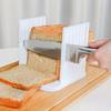 Toast Bread Slicer Stand DIY Foldable Toast Loaf Slicing Machine Sandwich Cutter Mold Multifunctional Tools Kitchen Gadgets
