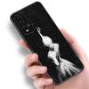 Черный силиконовый чехол для телефона с балериной для Xiaomi Redmi 7A 8A 9A 10A 11A 9C 10C 12C 13C 11 Prime A1 A2 Plus 12 4G Note 9T 12R