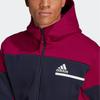 Adidas ZNE Fast Release Hoodie Jacket Мужская верхняя одежда Legend-Ink-Blue GM6535