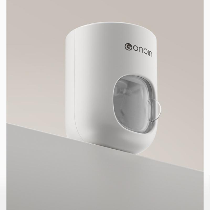 1 шт. Автоматический выжималка для зубной пасты, настенный бытовой выжимной набор, ванная комната, полка для зубных щеток без перфорации