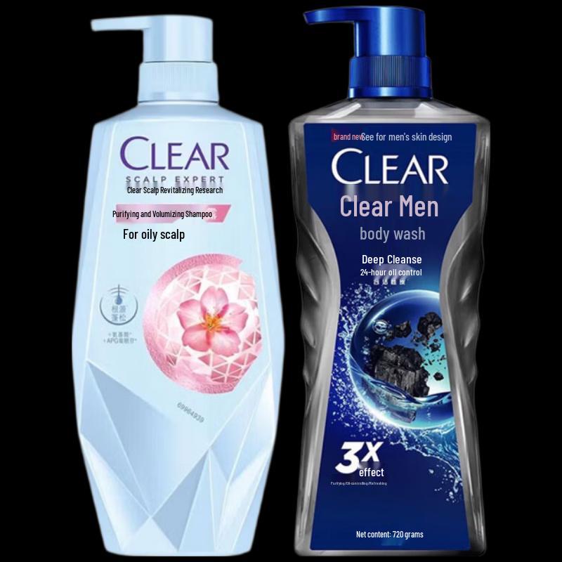 Clear Scalp Care & Body Wash Set
