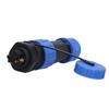 IP68 Waterproof Aviation Plug Socket Set LP16 3Pin Weld Free Back Nut Type Male Female Butt Terminal