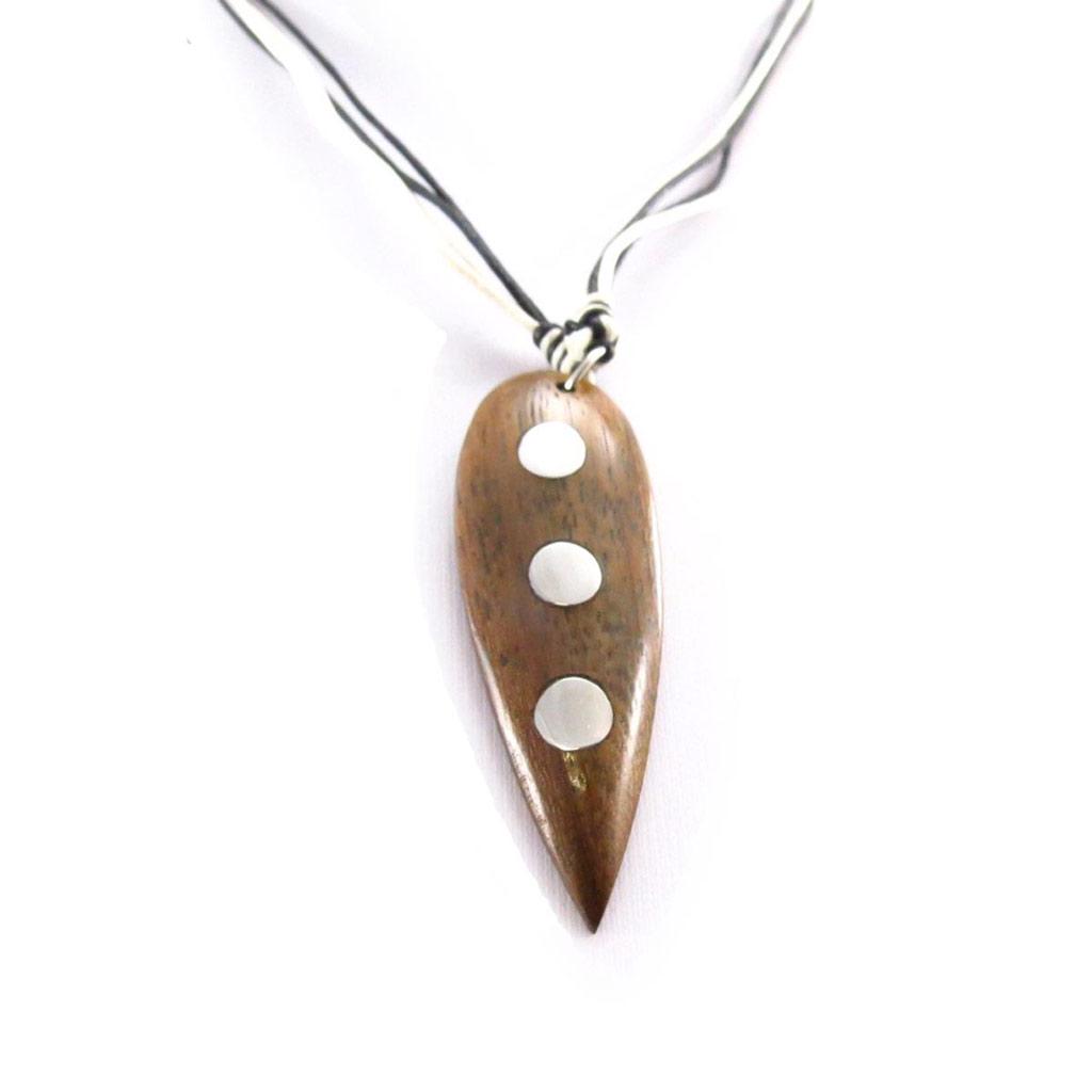 Les Trésors De Lily [E7224] - Brown 'Kilimanjaro' Designer Necklace