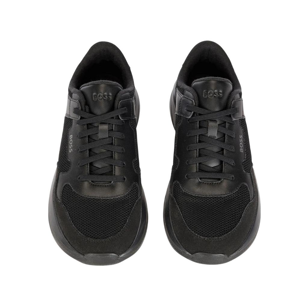 Boss Mens Dean Leather Running Trainers