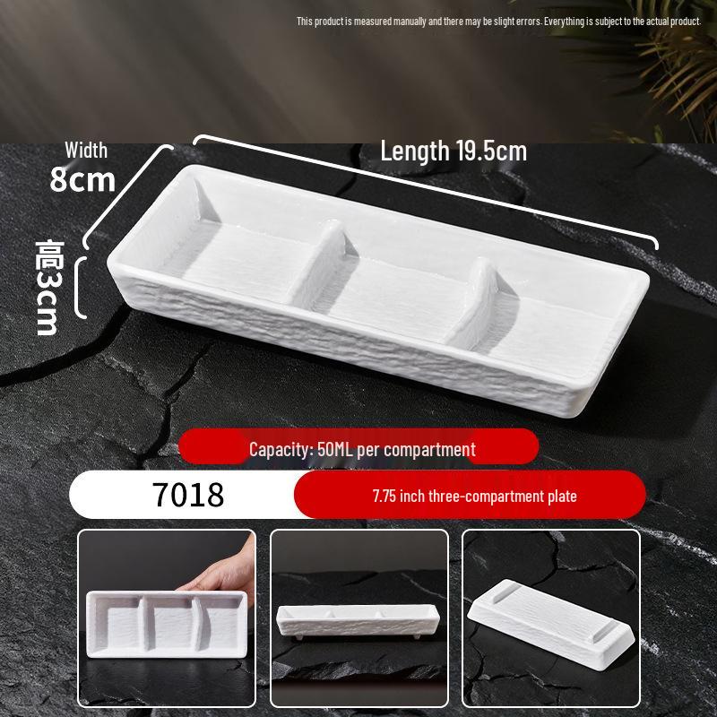 Набор из миски для риса и блюдца для соуса в стиле меламиновой керамики