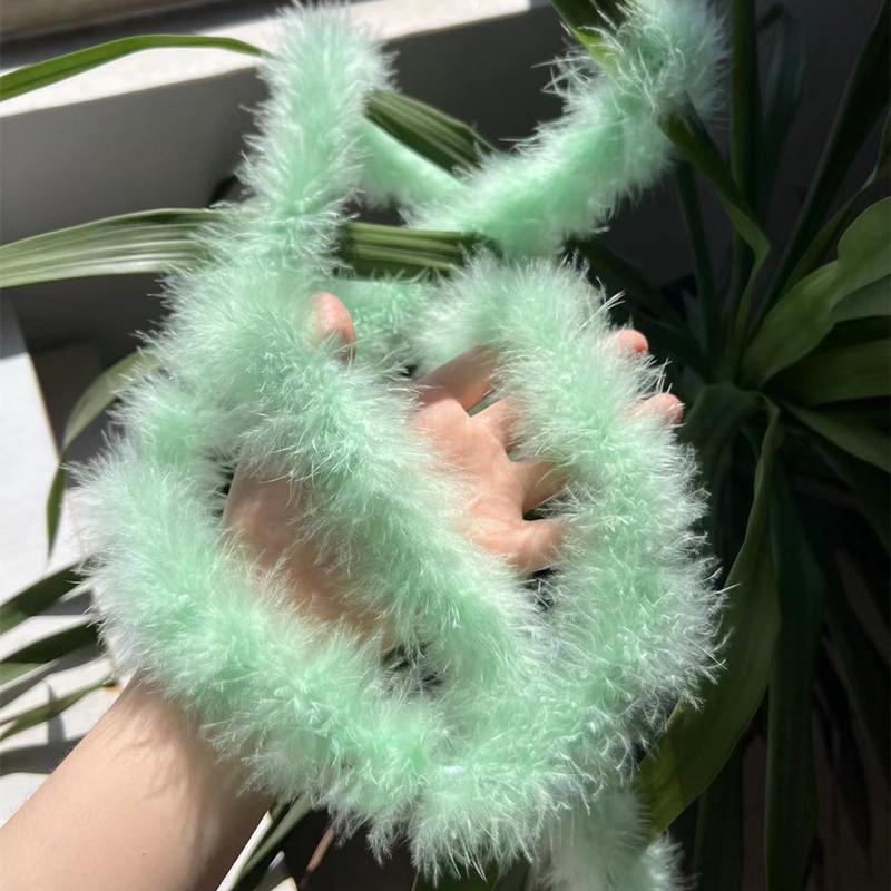 Красочные полоски перьев индейки для поделок и рождественских украшений