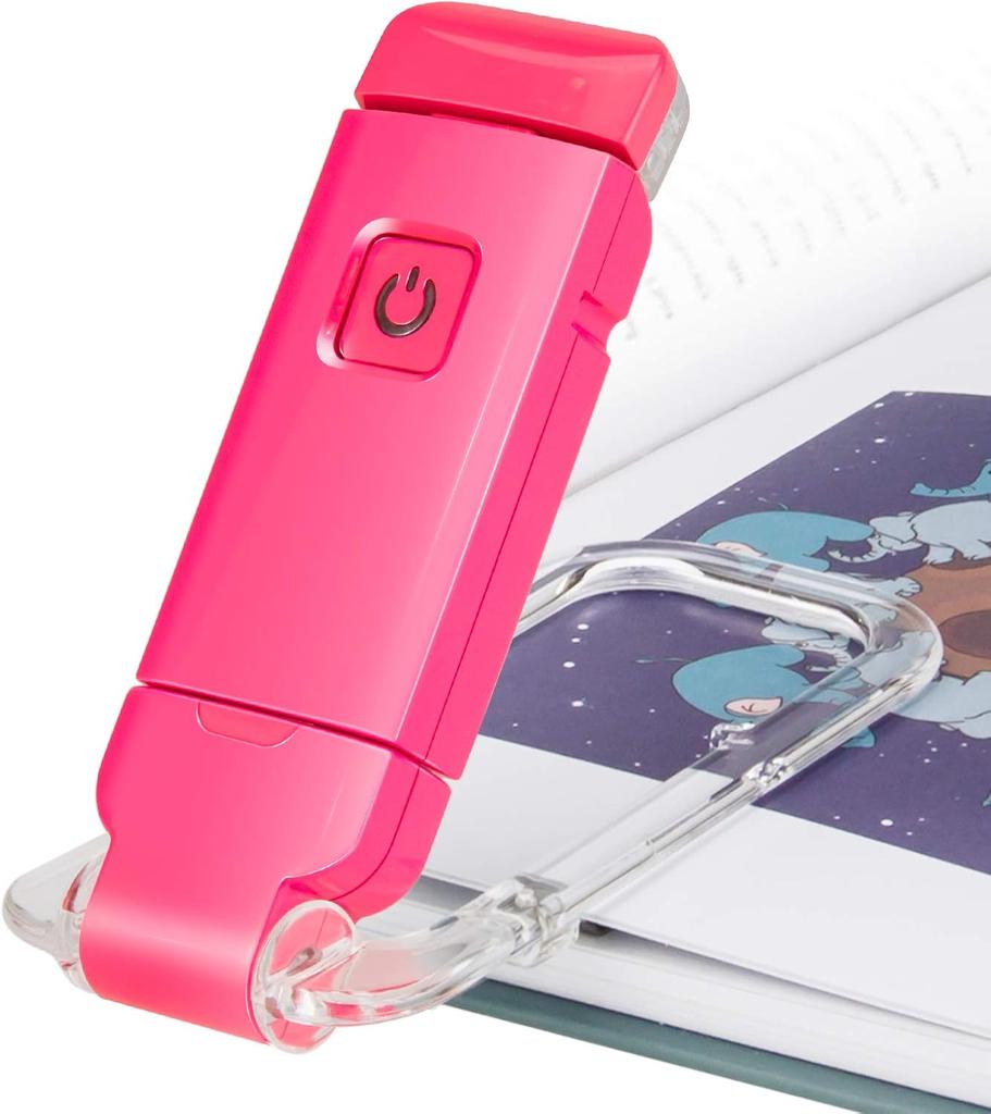 Мини Лампа для Чтения Клипса Светодиодная Маленький Ночник USB Зарядка Регулируемая Яркость Защита Глаз Портативная