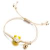 Lucky Cat Bracelet Hand Woven Feng Shui Lucky Charm Ceramic Cat Maneki Neko Lucky Wealth Bracelet Be