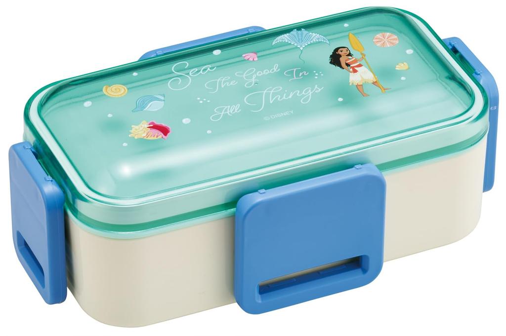 Skater Bento Box 2 яруса 600 мл для женщин антибактериальная пушистая купольная крышка сделано в Японии Disney Moana PFLW4AG