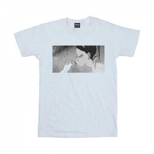 Disney Womens/Ladies The Princess And The Frog Kiss Cotton Boyfriend T-Shirt