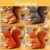 Cartoon Plush Squirrel Toy Cartoon Stuffed Doll Decoration Kids Gifts Cute