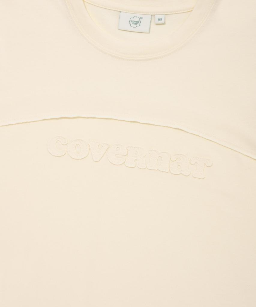 COVERNAT WOMAN Cooper Logo Slim Fit Long Sleeve Ivory