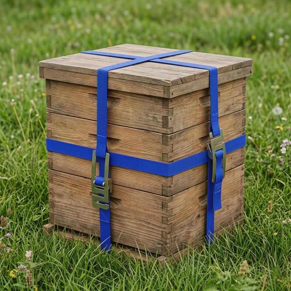 2Pcs Adjustable Beehive Strap Durable Beehive Tie Colorful Bee Box Binding Strip Beekeeping