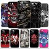 Japan Samurai Oni Mask Art Phone Case For Apple Iphone 14 13 12 11 Pro Max 13 12 Mini Xs Max Xr X 7 8 6 6s Plus Cover