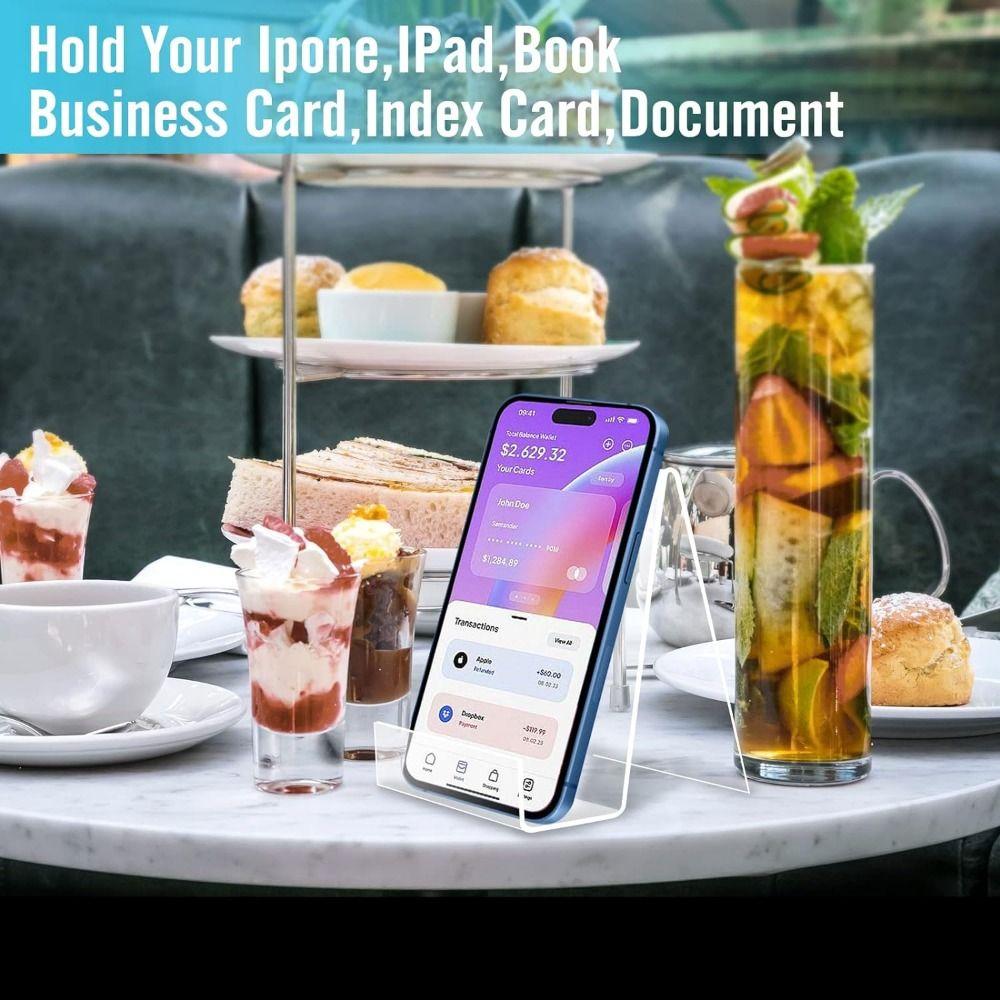 4 шт. легкая акриловая подставка для книг прочная подставка для книг держатель для демонстрации книг мольберт комиксы