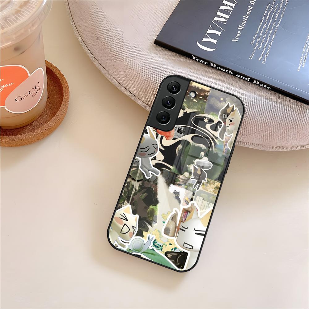 Мультяшный Иноуэ Торо Милый Чехол для Телефона Стекло Для Samsung Galaxy S25 S23 S24 S21 S22 S20 Ultra Fe Plus A15 A14 Чехол