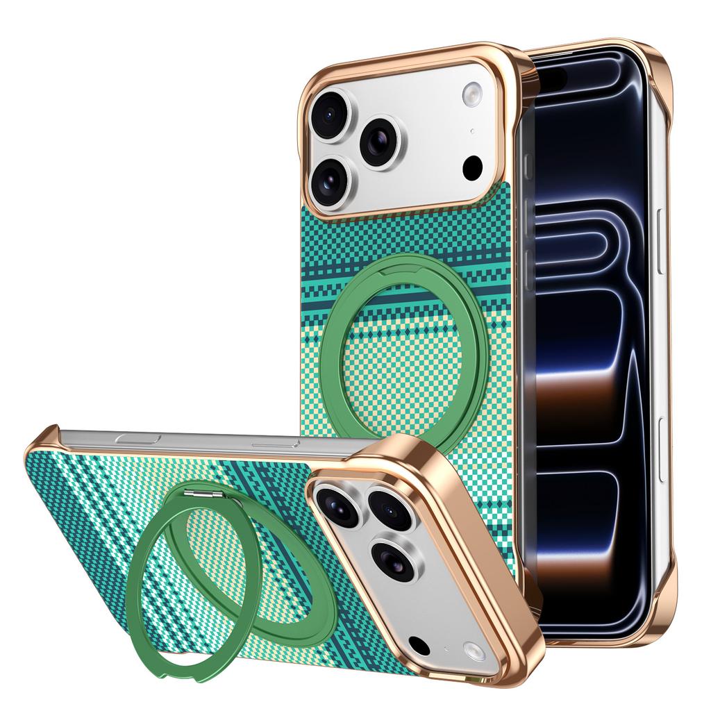 Вращающийся на 360 градусов держатель подходит для Apple 17promax Керамический водостойкий чехол для мобильного телефона iPhone16 Гальванический чехол