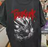 Черная Унисекс Футболка Berserk Размеры от S до 5XL Хлопковая Унисекс Футболка