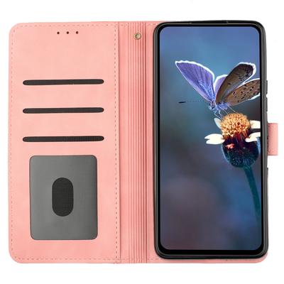 Для Samsung Galaxy A50/A50s/A30s Кожаный чехол-кошелек с тиснением цветов, подставкой и ремешком