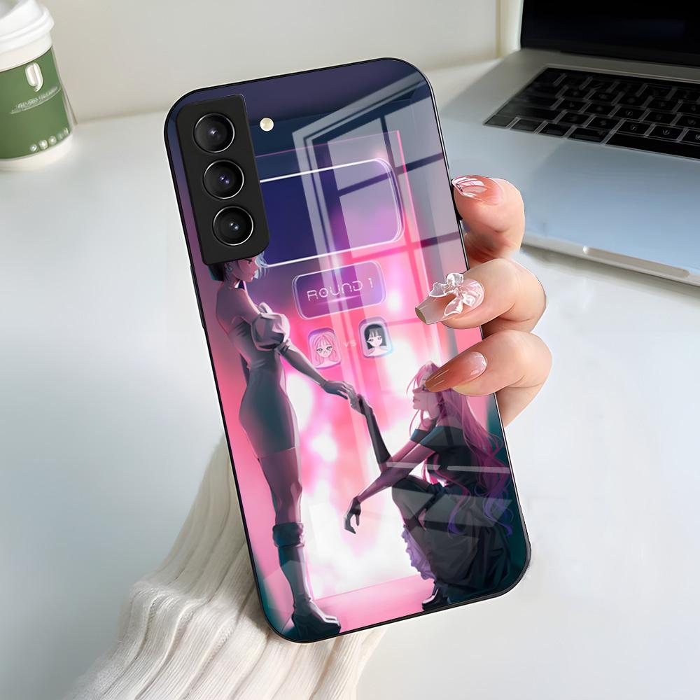 A-A-Инопланетный С-С-Сценический Чехол Для Телефона Для Samsung A56 A36 A26 A16 A15 A25 A35 A55 A14 A34 A24 A54 Стеклянный Чехол