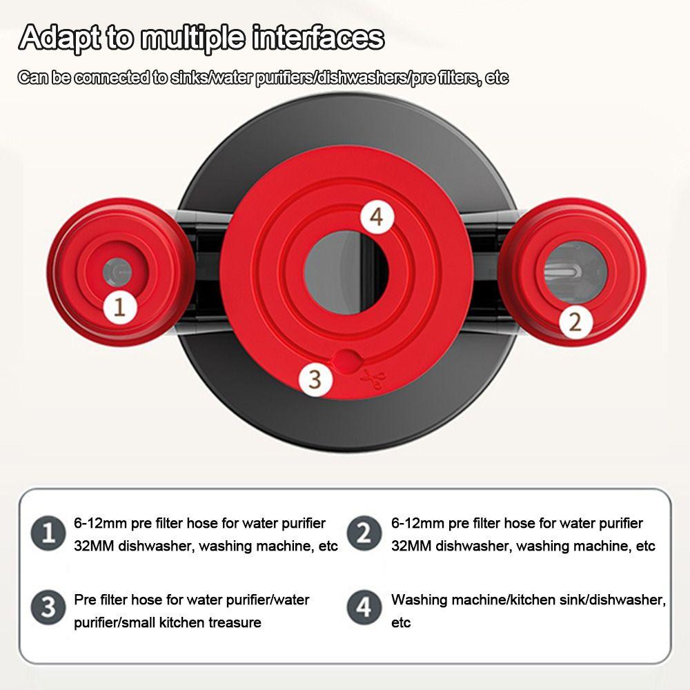 Anti Odor Kitchen Basin Sewer Branch  Washing Machine Drainage Supplies