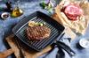 Сковорода Staub Grill 26 см, эмалированная, совместимая с квадратным японским американским грилем IH "American Black" [Авторизованный продукт] 40501-106