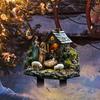 Christmas Outdoor Nativity Scene Decoration Xmas Decor Stakes Garden Flower Pot Yard Holidays Party