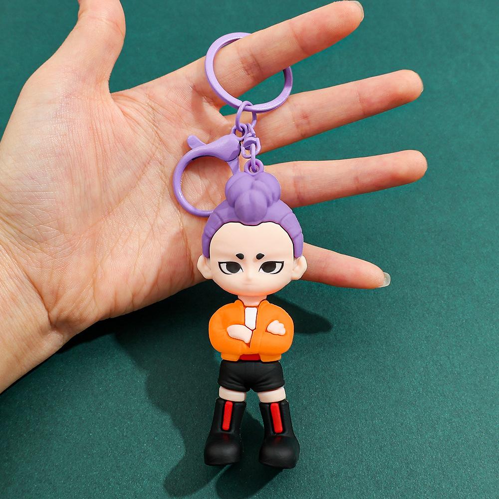 Аниме фильм Kpop Охотники на демонов Девушки Дерпи Брелоки Кукла Милый Тигр Экшн Модель Игрушка Коллекция Подарки