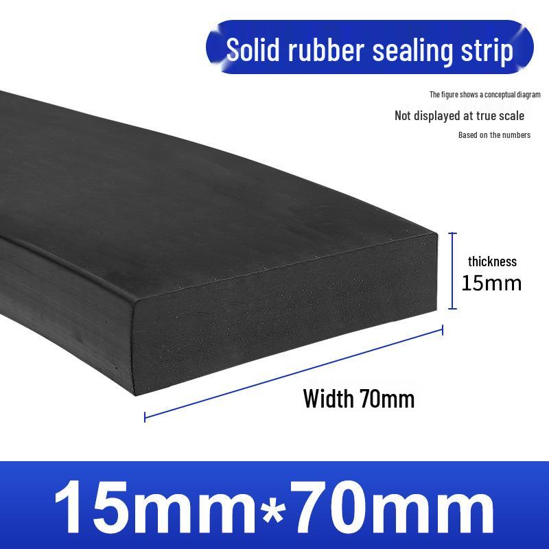 Nitrile Rubber Strip: Oil & Pressure-Resistant Shock Absorbing Glass Pad for Sealing & Joint Support