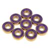 High Strength Titanium Skate Board Bearings Durable Low Friction Easy Install Scooter Quad Skate Alloy Hub Wheels